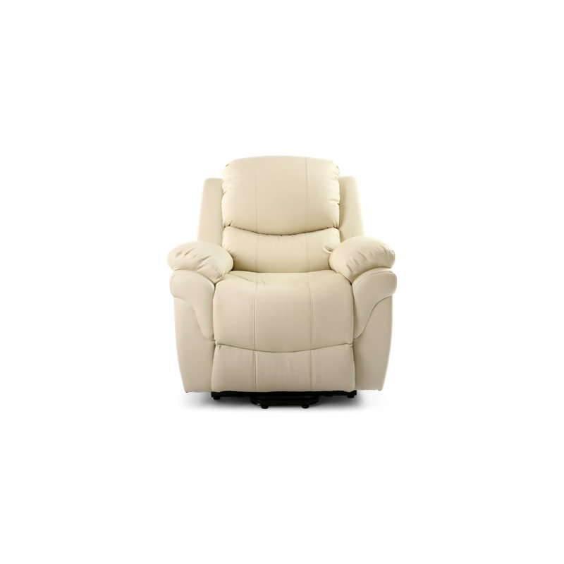 97cm Wide Lift Assist Standard Recliner, Cream, Dual Motor Lift Assist