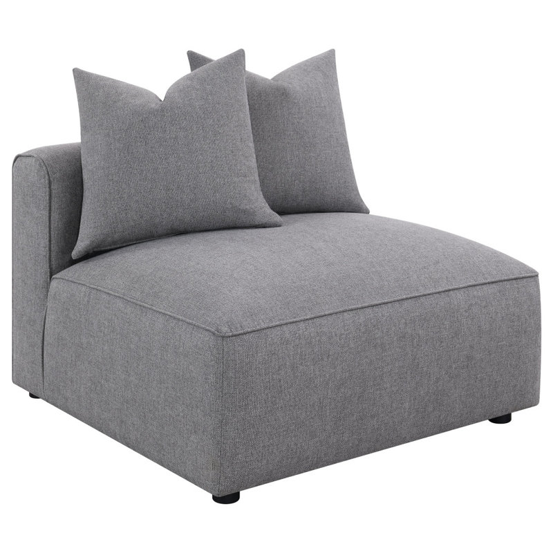 Chaise sans accoudoirs avec coussin décoratif Boneless Amherst
