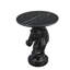 Statue de cheval, table d'appoint, table de bout, salon, noir-1317001739