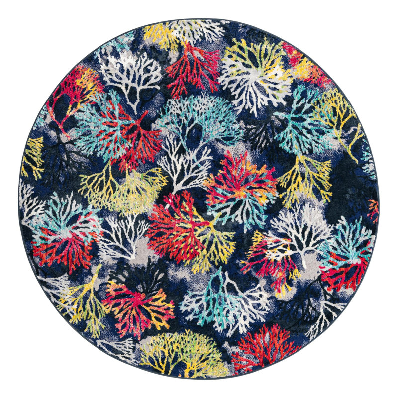 Rilla Indoor Rug, Round 7'