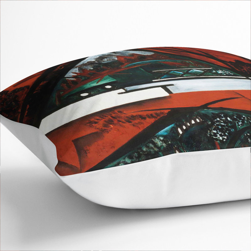 The Bridge Scatter Cushion, White, 40cm H x 40cm W x 15cm D