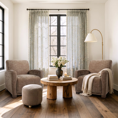 Bellamy Casual Contemporary Upholstered Accent Chair with Classic Club Chair Silhouette for Living Room, Bedroom and Home Office