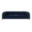 Chesterfield Sofa  3 Seater with Gold Metal Legs-1247062727