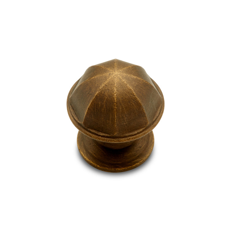 CK Series 1 1/16" Diameter Mushroom Knob, Antique English