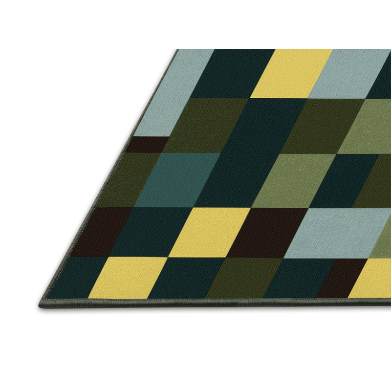 Geometric Grove Rug, Square 8'