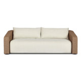 Westby Outdoor Sofa-Faux Black Hyacinth