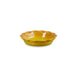 Le Creuset Stoneware Heritage Fluted Pie Dish, 9 In. - Nectar