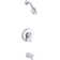 Coralais Bath/Shower Trim Set with Lever Handle and Slip-Fit Spout, Valve Not Included