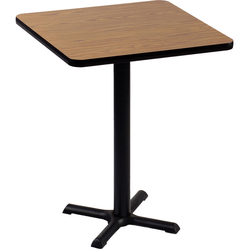 Table carrée pour salle de pause, Carré de 24 po, Granite