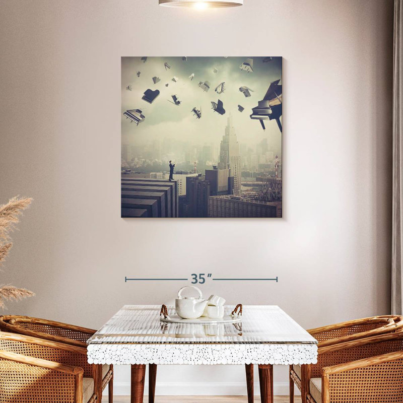 Kelan Last Symphony, 36" H x 36" W