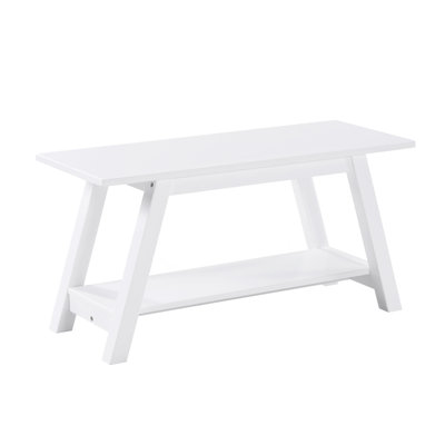 36.10"L Bench With Spacious Shelf