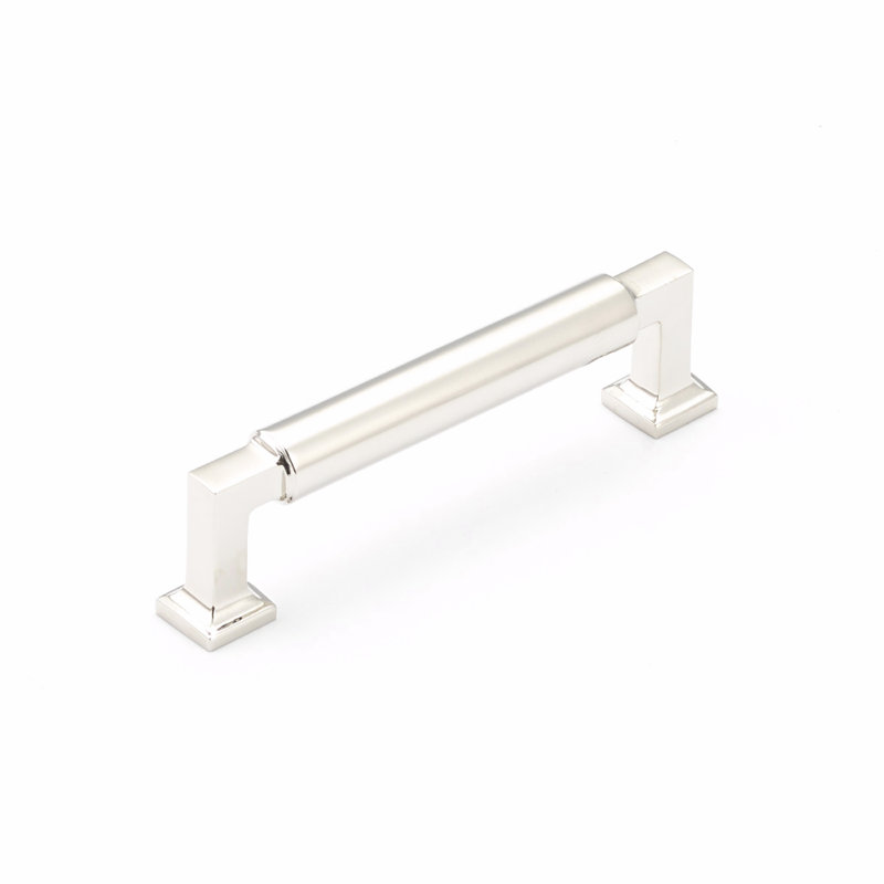 Haniburton 6" Center to Center Appliance Pull, Polished Nickel, 4"