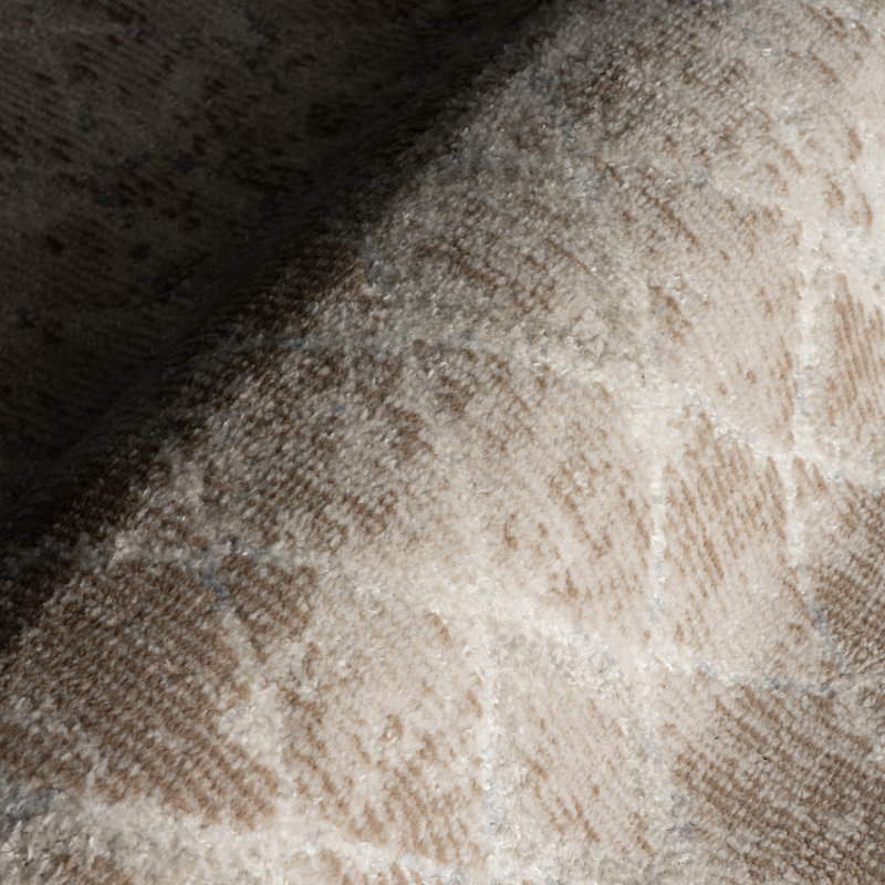  Esmara Rustic Diamond Washable Area Rug, Rectangle 4' x 6'