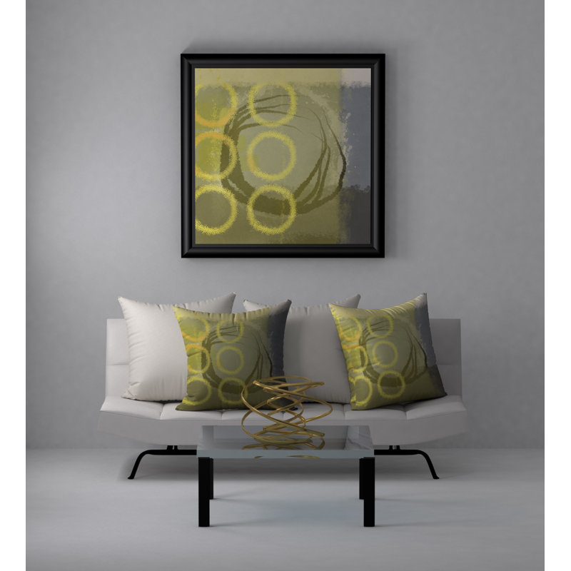  K.O. Housse de coussin décoratif carré Logical, H 20 po x l 20 po