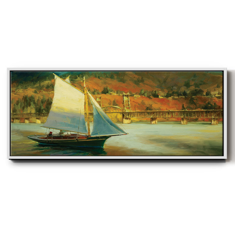 Voile d'automne - toile encadrée, H 8 po x l 20 po