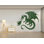 Adhésif décoratif dragon cracheur de feu - créature Mythique amovible pour chambre à coucher, salle de jeux et espace de vie 871RS