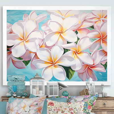 Décoration murale blanche Plumeria Harmony By The Sea - Plumeria