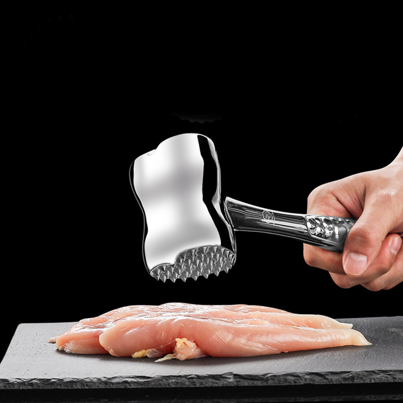 Gourmet Easy Stainless Steel Manual Meat Tenderizer