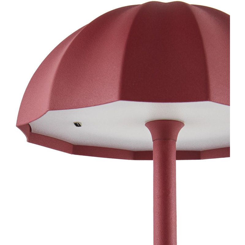 Bryd Accent Table Lamp, Red