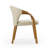Jovetta 17'' H Faux Leather Upholstered Armchair-1795509732