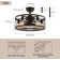 Buffy 20" Farmhouse Caged Ceiling Fan with Light Kit and Remote Control Included