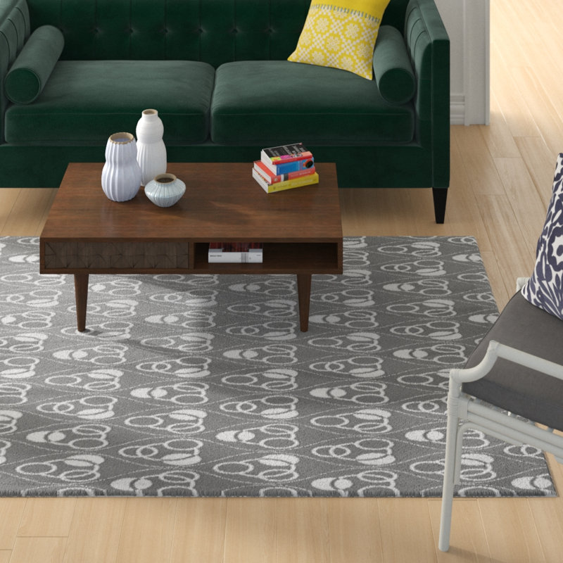 Jordao Geometric Indoor Rug, Rectangle 5' x 7'
