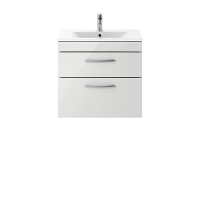Athena 605 mm Single Vanity with Integrated Ceramic Basin