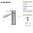 Jesse 6.68" CUPC Certified Single Handle Bathroom Sink Faucet-109279304