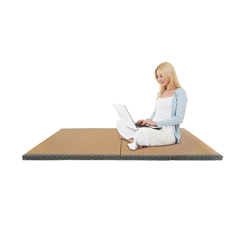 Modern Multi-Functional Foldable Tatami Floor Mattress Meditation Mat, Blue