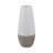 Modern Two-Tone Table Vase For Living Room - Decorative Tall Flower Vase for Tabletops, Office, Bedside, or Home Decor-431079800-431079807