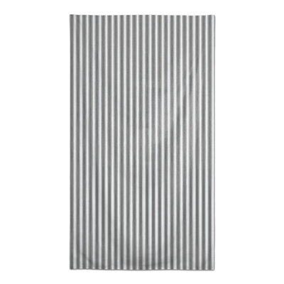 Nappe rectangulaire à rayures en polyester