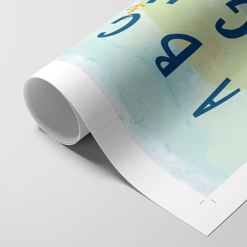Alphabet sous-marin - Impression sur toile seulement - NON-CADRE, H 36 po x l 24 po