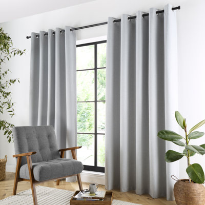 Plain Twill Blackout Curtain Panel Pair