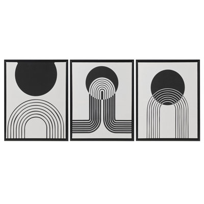 3-Piece Framed Canvas Wall Art Set