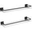 Ensemble de 2 tablettes flottantes en acrylique - Étagères de salle de bain murales pour articles de toilette, cuisine, salle de lavage, décor de maison de campagne - Solution de rangement durable et élégante-100893022