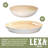 Lexa Bamboo 2 Piece Serving Tray & Salad Bowl Set, White-122663378