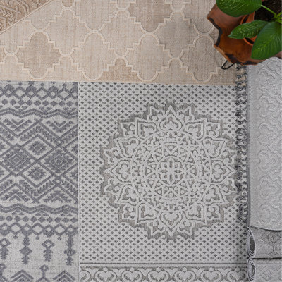 Tapis naturel / traditionnel d'intérieur / extérieur