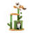 Oasis Series 32-Inch Cactus Plush Cat Tree