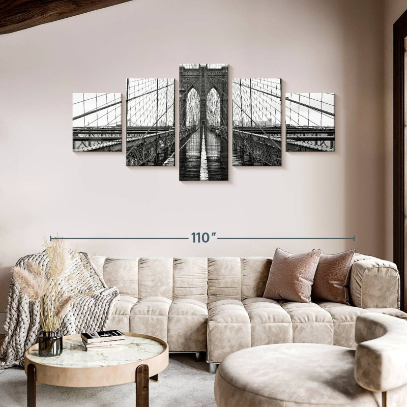Brooklyn Bridge Alley, H 42 po x l 92 po