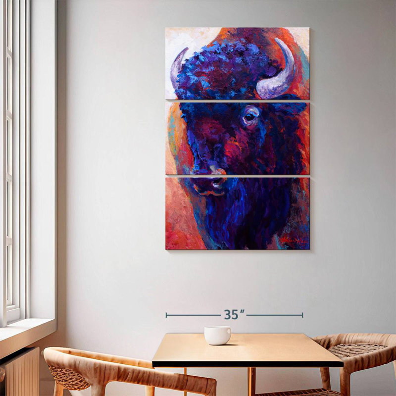 Brampt Thunderhorse, 65" H x 42" W