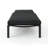 Outdoor Frame with Polyester Cushion Recliner Set of 2