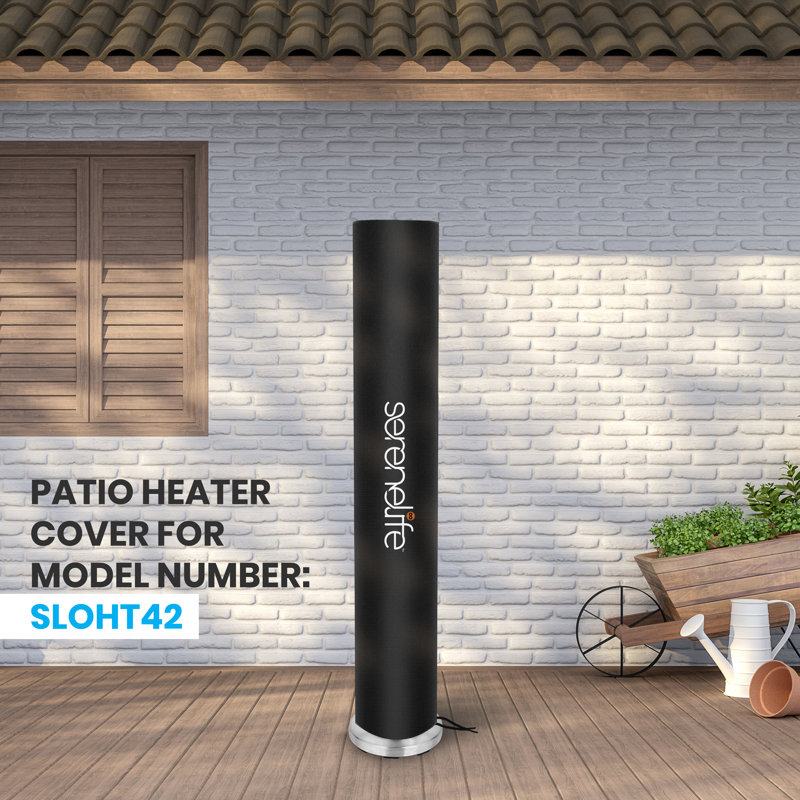 SereneLife 8.03'' W x 8.03'' D Patio Heater Cover