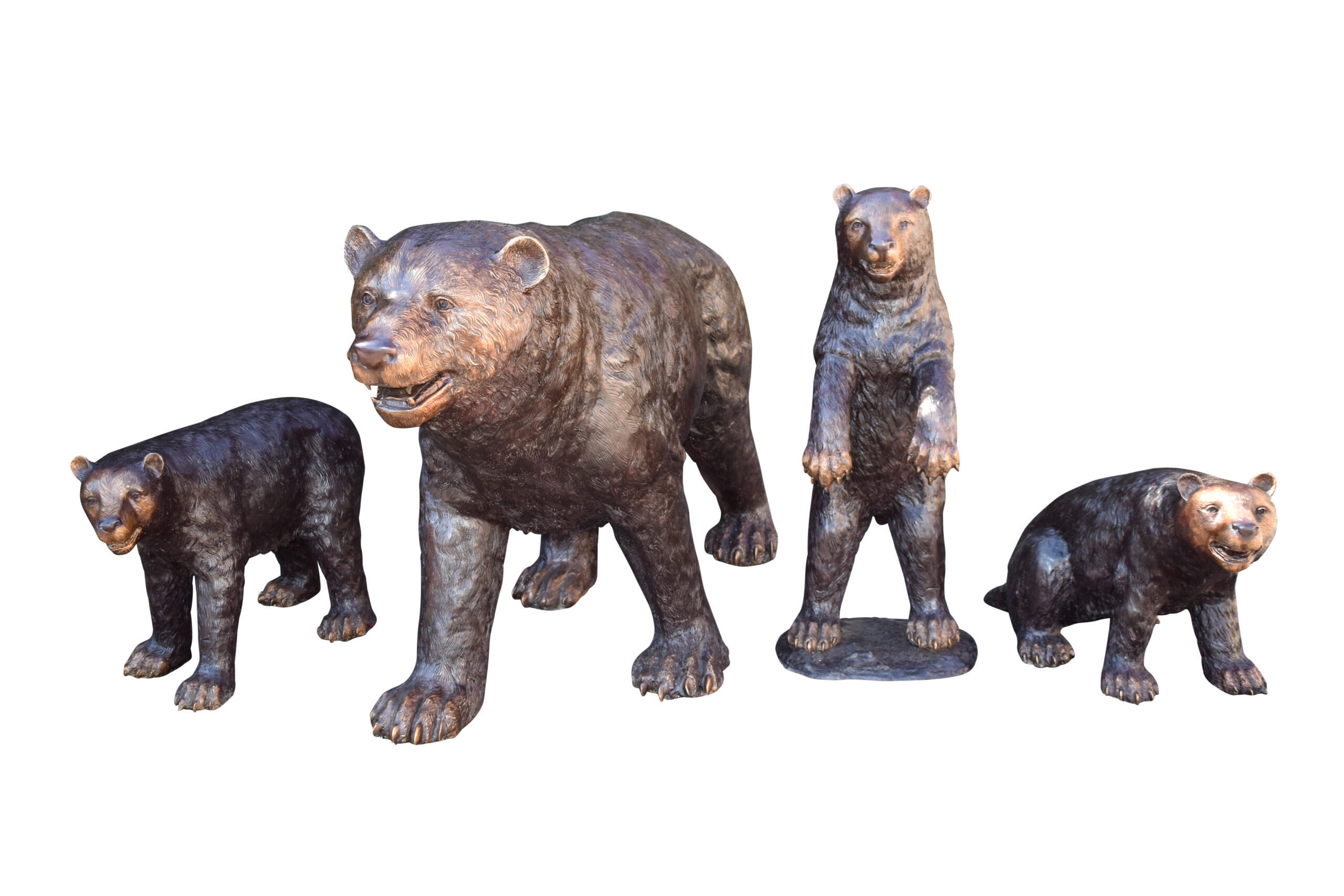 NIFAO Bears Copper Garden Statue | Wayfair