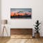 «Chicago Skyline Sunset» par Rich Monet, art mural en verre acrylique, 48 po x 24 po-132496620