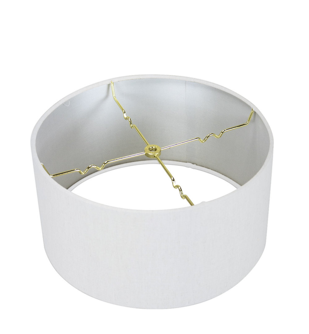 9'' H x 16'' W Linen Drum Lamp Shade Latitude Run®