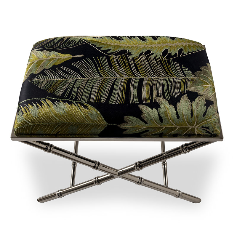 Lauderdale Nickle Forest Bench, Green/Black
