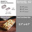 Ensemble de mini moules à tarte rectangulaires 2 x 4 po CHEFMADE