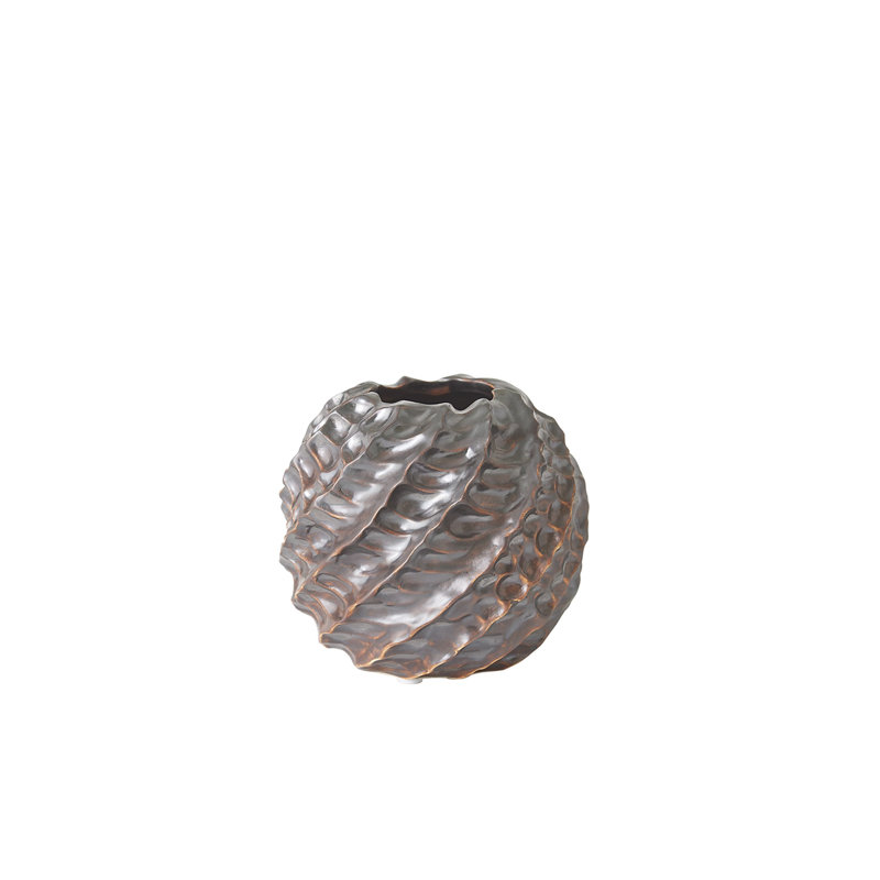 Cadoret Vase, Matte Antique Bronze
