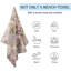 Serviette de plage florale Rose, serviette légère en microfibre à séchage rapide sans sable 30 x 63 po pour piscine, plage, douche, source chaude, yoga, voyage