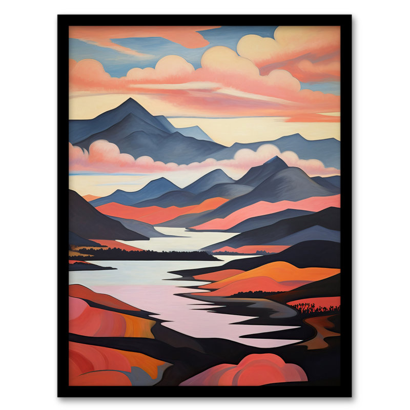 Cairngorms Loch Lee October Scotland - Single Picture Frame Print